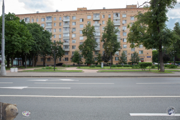 Москва. Даниловская площадь. Вид с улицы Лестева. Фотограф Марина Роз.
