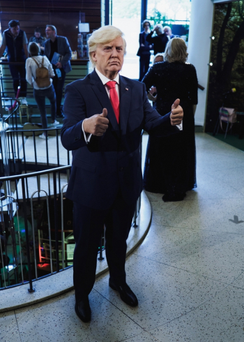 Восковая фигура Дональда Трампа в Паноптикуме (Гамбург). Неизвестный фотограф.