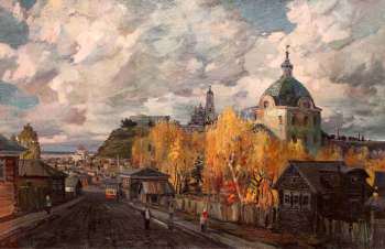 Белов Кондратий Петрович. Тобольский Кремль. Холст, масло. 120х150. 1970. Тобольский историко-архитектурный музей-заповедник.
