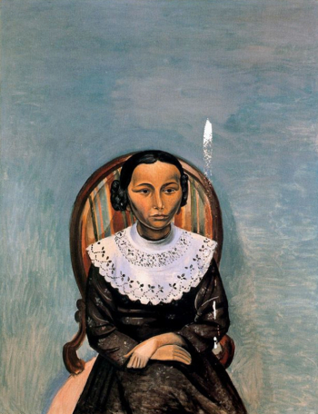 Андре Дерен. Портрет девочки в чёрном. Холст, масло. 116,5х89,3. 1914. Государственный Эрмитаж.