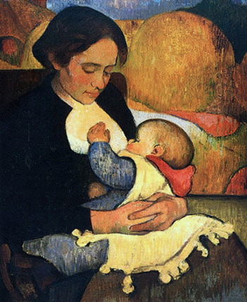 Мейер де Хан. Материнство. Холст, масло. 73х65,1. 1889. Частная коллекция.