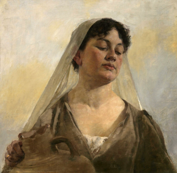 Иван Тишов. Ребекка. Холст, масло. 1894. Современная галерея (Загреб).