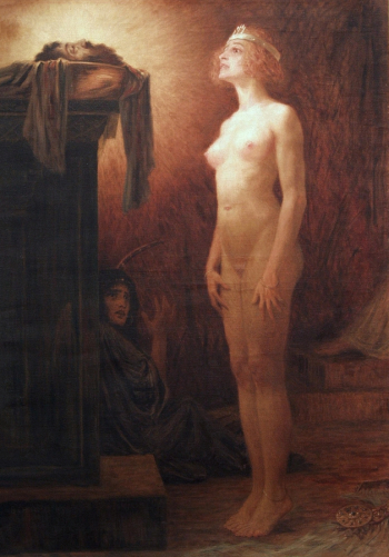 Бела Чикош-Сесия. Саломея. Холст, масло. 1919. Музей изобразительных искусств (Осиек).