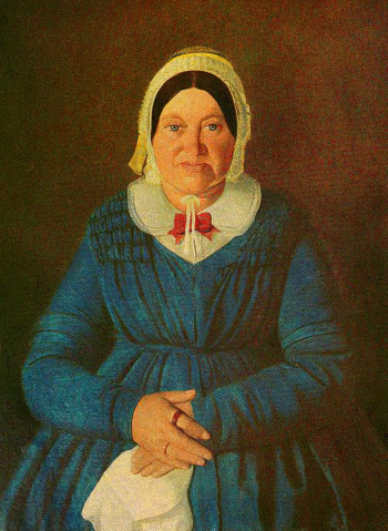 Векослав Карас. Ана Кершич. Холст, масло. 77,9х51,1. 1850-е. Частная коллекция.