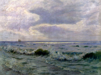 Бальц Владимир Степанович. Морской пейзаж. Холст, масло. 100х130. 1920-е. Национальный художественный музей (Киев).
