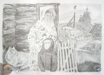 Дождь. Серия `Кенозеро`.