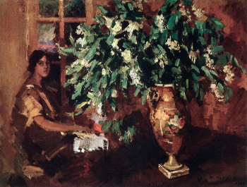 Коровин Константин Алексеевич. Черёмуха. Холст, масло. 1912. Киевский музей русского искусства.