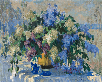 Горбатов Константин Иванович. Сирень. Холст, масло. 80х101. 1934. Частная коллекция.