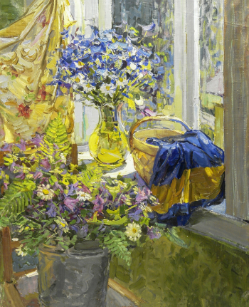 Павлишак Иосиф Андреевич. Полевые цветы. Холст, масло. 83х67. 1950-е. Калужский музей изобразительных искусств.