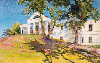 Онацкий Никанор Харитонович. Усадьба. Холст, масло. 40х63. 1919. Частная коллекция.