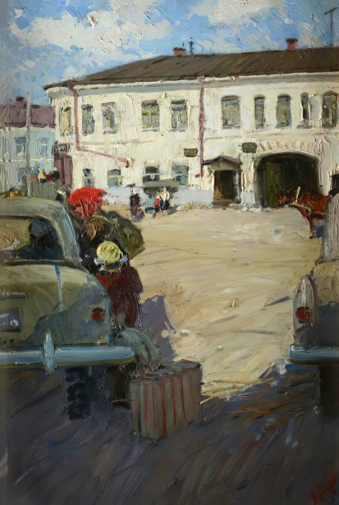 Тимофеев Анатолий Павлович. Переславль-Залесский. Холст, масло. 104х65. 1961. Переславль-Залесский государственный историко-архитектурный и художественный музей-заповедник.