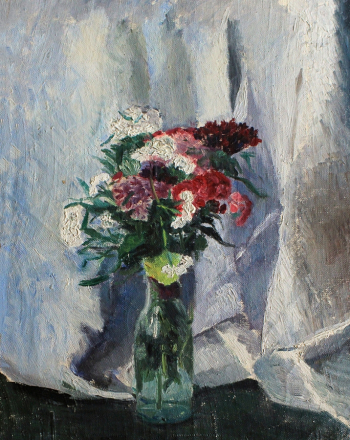 Кравцов Арон Абрамович. Букет флоксов. Холст, масло. 42,5х31,5. 1920-е. Таганрогский художественный музей.