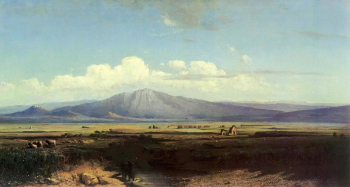 Бочаров Михаил Ильич. Вид в Римской Кампанье. Холст, масло. 58х110. 1863. Государственная Третьяковская галерея.