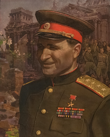 Ананьев Александр Михайлович. Портрет Соколовского В.Д. Холст, масло. 100х80. 2010. Центральный музей Великой Отечественной войны 1941-1945 гг.