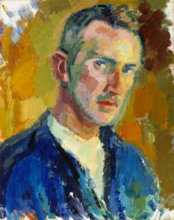 Кнут Магнус Энкель. Автопортрет. Холст, масло. 42х33,5. 1918. Атенеум (Хельсинки).