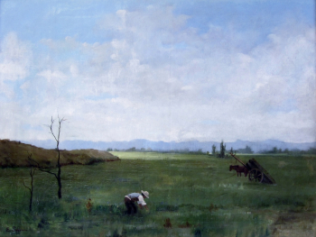 Энрике Свинбурн Кирк. Чилийский пейзаж. Холст, масло. 48х64. До 1929 года. Музей изящных искусств Вальпараисо.