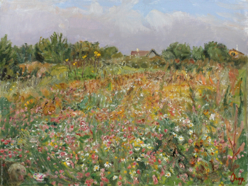Огурцов Олег Фёдорович. Август. Холст, масло. 60х80. 2004. Собрание семьи художника.