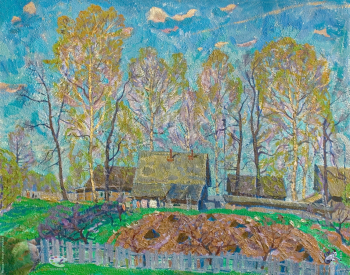 Котов Виктор Иосифович. Весна. Холст, масло. 80х100. 1970. Частное собрание.