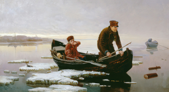 Богданов Николай Григорьевич. Гаваньский чиновник. Холст, масло. 58х100. 1882. Иркутский областной художественный музей имени В.П.Сукачева.