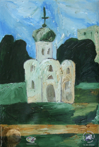 Белая церковь в Пскове