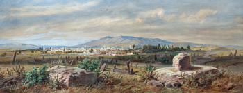 Феликс Филипп Каниц. София. Бумага, масло. 30,5х80. 1885. Архив академии наук Болгарии.