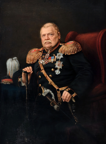 Шильдер Николай Густавович. Портрет генерала М.Н.Муравьёва. Холст, масло. 121,4х80,7. 19 век. Национальный художественный музей Республики Саха (Якутия).