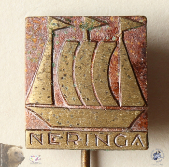 Значок `Neringa` (Неринга, Няринга). Парусник.