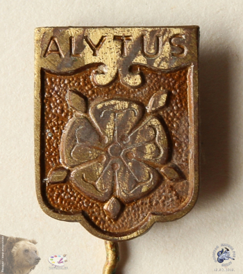 Значок `Alytus` (Алитус), Литва