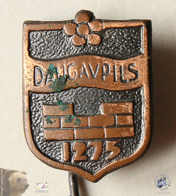 Значок `Daugavpils 1275` (Даугавпилс)