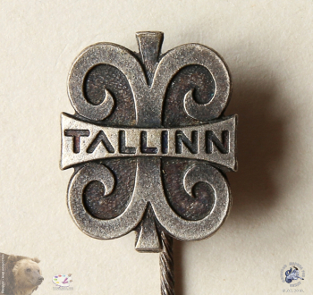 Значок `Tallinn`. Таллинский сувенир.