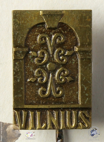 Значок `Vilnius` (Вильнюс). Орнамент