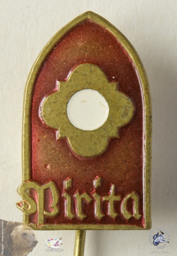 Значок `Pirita` (Пирита). Часть города Таллина.