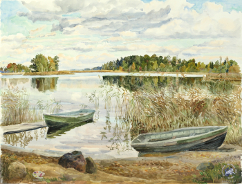 Лодки в Заречье
