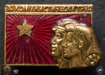 Нагрудный знак `За коммунистический труд`