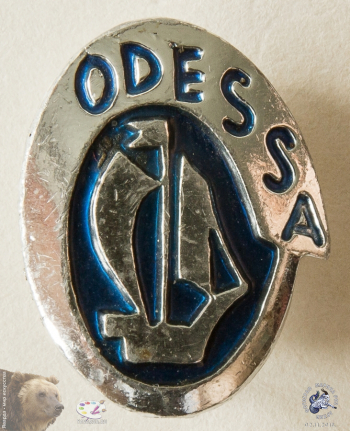 Значок `Odessa`. Одесса. Парусник.