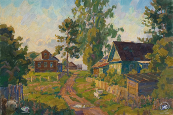 Пейзаж с козами