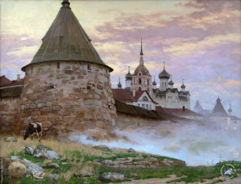 Бурдыкин Николай Евгеньевич. Соловецкий монастырь. Холст, масло. 80х60. 2002. Частное собрание.