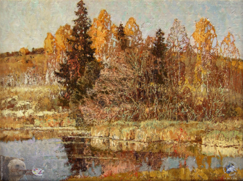 Карапаев Юрий Васильевич. Любимая пора. Холст, масло. 47х62. 2005. Авторское собрание.