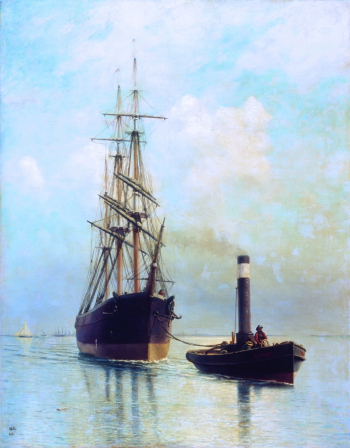 Лагорио Лев Феликсович. В Финском заливе. Холст, масло. 125х98. 1881. Тюменский областной музей изобразительных искусств.