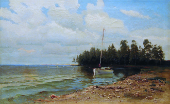 Лагорио Лев Феликсович. Финский залив. Холст, масло. 63х100. 1900-е. Частная коллекция.