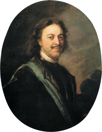 Матвеев Андрей Матвеевич (Меркурьевич). Портрет Петра I. Холст, масло. 78х61. 1724-1725. Государственный Эрмитаж.