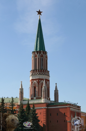 Никольская башня Московского кремля. Фотограф Марина Роз.