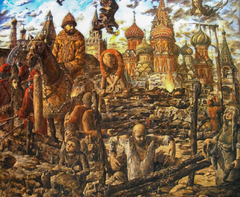 Симаков Сергей Борисович. Степан Разин. Холст, масло. 180х204. 1989. Угличский государственный историко-архитектурный и художественный музей.