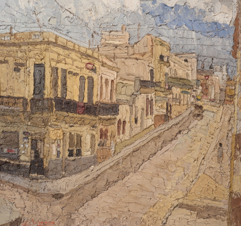 Альфредо де Симоне. Монтевидео. Холст, масло. 1942. Национальный музей изобразительных искусств (Монтевидео).