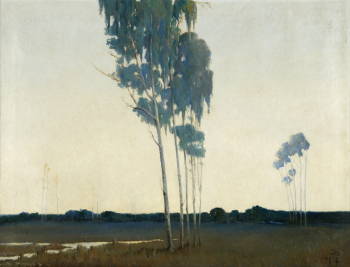 Эрнесто Ларош. Песня тишины. Холст, масло. 93х123. 1912. Национальный музей изобразительных искусств (Монтевидео).