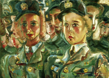 Пеги Николь МакЛауд. Без названия. Холст, масло. 57,1х78,2. 1944. Канадский военный музей.