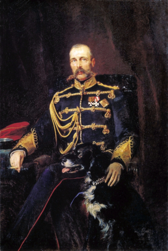 Маковский Константин Егорович. Портрет Александра II. Холст, масло. 163х108. 1881. Государственная Третьяковская галерея.