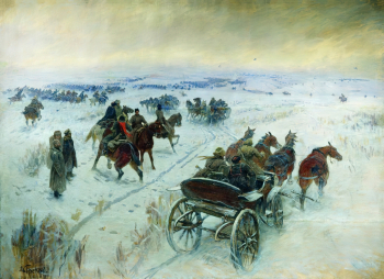 Греков Митрофан Борисович. Бой при Егорлыкской. Холст, масло. 178х250. 1928-1929. Центральный музей Вооруженных Сил.