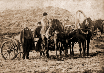 Досекин Василий Сергеевич. Русская тройка недалеко от Юзовки. 1882.