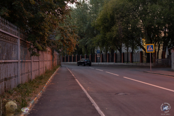 Даниловский переулок. Вид с Даниловского вала. Фотограф Марина Роз.